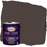 Glidden Exterior Paint + Primer: Brown/Dark Granite,...