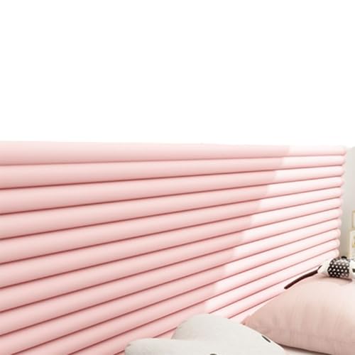 Liantian 3D-Wandpaneele Gepolstert Pink 20x200cm