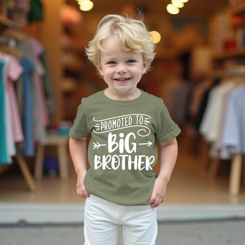 Promoted to Big Brother Shirts for Toddler Baby Boy Announcement T-Shirt Summer Short Sleeve Tees Big Bro Tops3