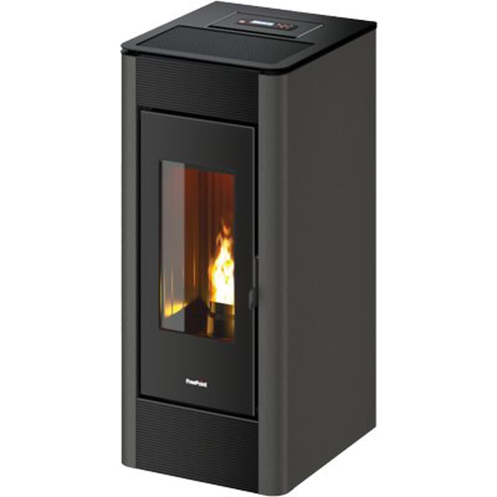 1 PZ STUFA PELLET INDACO 11 FREEPOINT ANTRACITE KW 10,5 CANALIZZATA MM 477X552 H.MM 1008