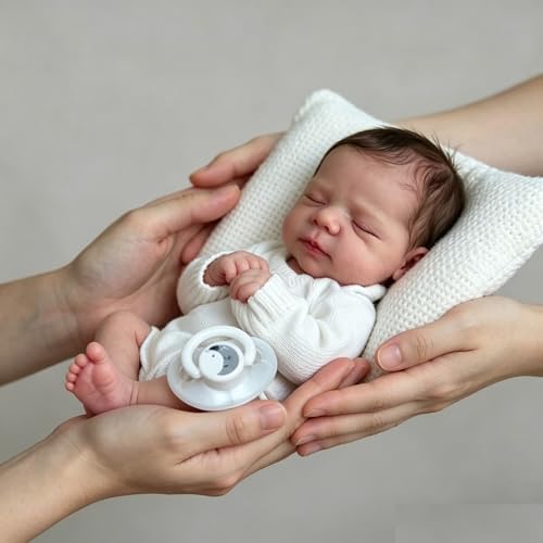 Muñeco Reborn Niño de 19 Pulgadas con Cuerpo de Vinilo miniatura 3
