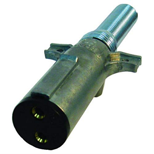 Tectran 670-27SG Vertical Dual Pole Plug (Socket Tarp Systems Connector, Vertical plug assembly with spring guard Crimp Termination)
