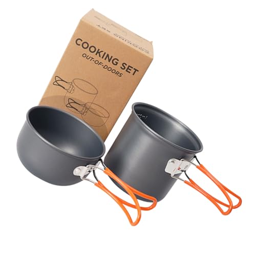 Accessoires de camping et kit de pot en aluminium pour savourer une cuisine d'extérieur au bivouac