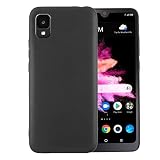 Ranyi for TCL 30Z (T602DL) Case, TCL 30 LE (Verizon) Case, Black Slim Flexible TPU Case with Reinfor