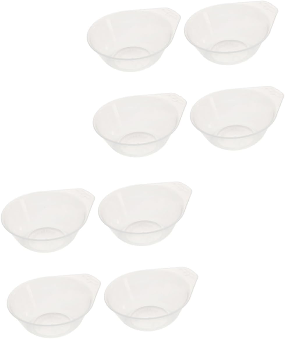8pcs Multi-purpose Camping Bowls Set Plastic Bowls Lids for Hiking Picnic Bbq Outdoor Activities Material Easy Storage