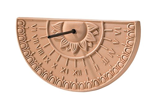 MERIDIANA E ROSONE (2 PEZZI) IN TERRACOTTA PANNELLI A MURO FATTI A MANO MADE IN ITALY RIVESTIMENTO IN COTTO NATURALE CASA GIARDINO TERRAZZO