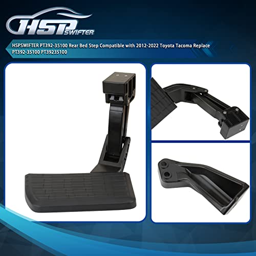 Hspswifter Pt392-35100 Rear Bed Step Compatible With 2012-2022 Toyota Tacoma Replace Pt392-35100 Pt39235100 #TOP4
