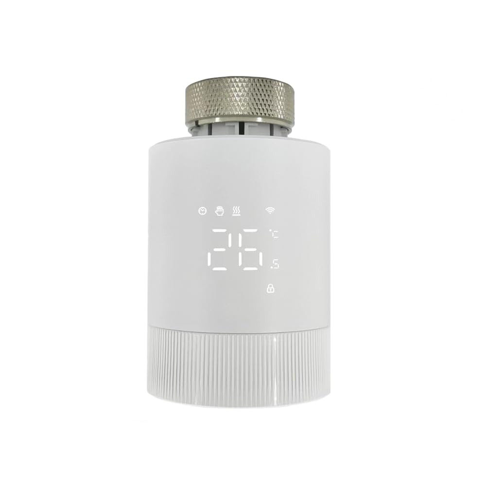 TR-M3Z-WIFI Valvola di controllo della temperatura WiFi add-on compatibile con Alexa, Siri e Google Assistant per il controllo delle app di riscaldamento e spazi singoli digitali