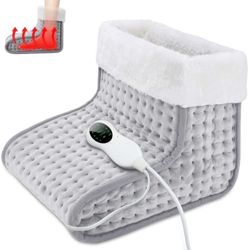 CYFIE Feet Warmers, Under Desk Foot Warmer for Women Men, Electric Heating Pad, 10 Level Heating 3 Level Timer with Auto Shut-Off, Winter Warmer for Home, Office, Indoor