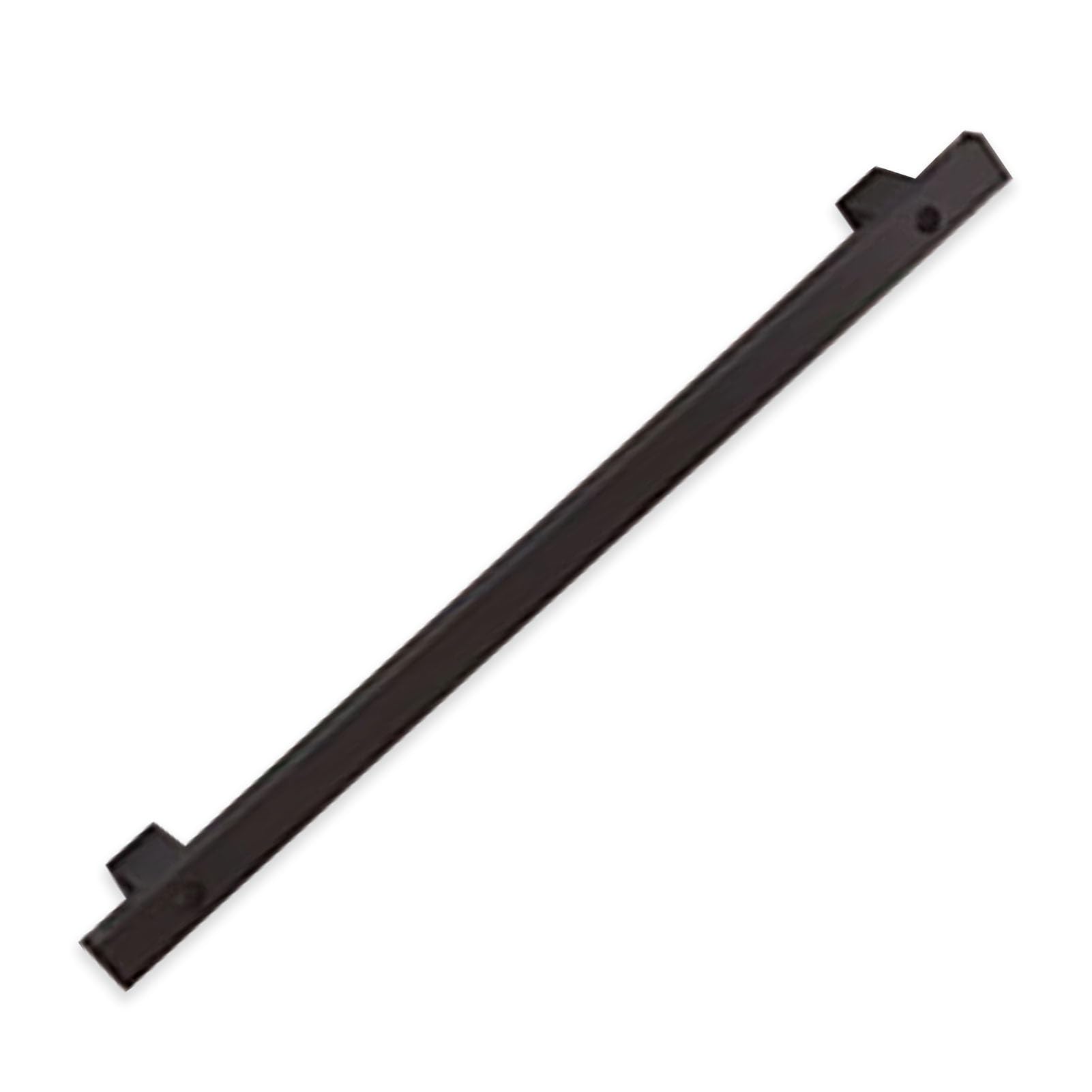 Barre d'appui en fer forgé noire 280cm avec kit de fixation mural