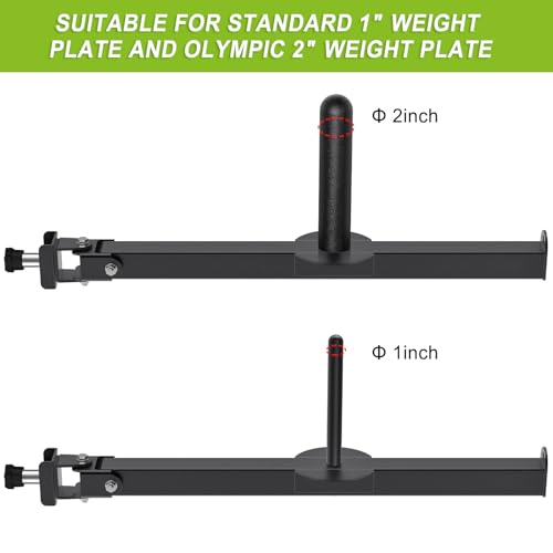 SELEWARE Belt Squat Lever Arm for 2" x 2" Power Cage with 1" Hole, Squat Rack Attachment Fit 1'' and 2'' Weight Plates Allow Both Vertical and Sideways Movements by SELEWARE - Image 3