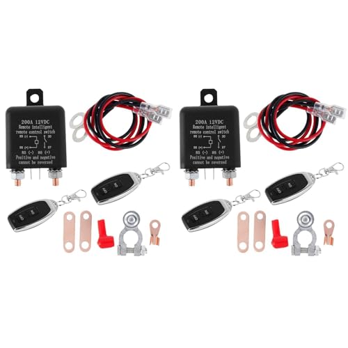 Déconnexion de batterie télécommandée 12V 200A pour stopper le vol de voiture