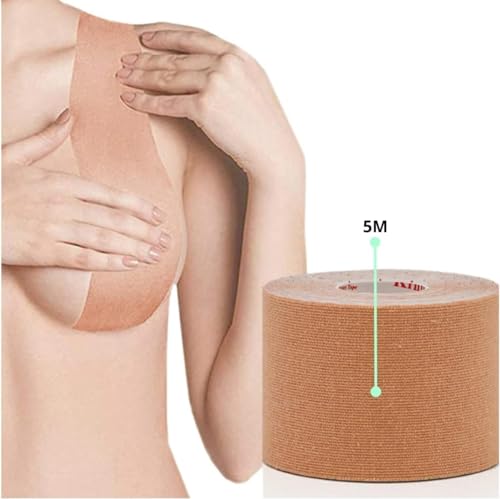 Fita Adesiva Levanta Seios Sutiã Adesivo Invisível e Impermeável Rolo 5m - YODHE