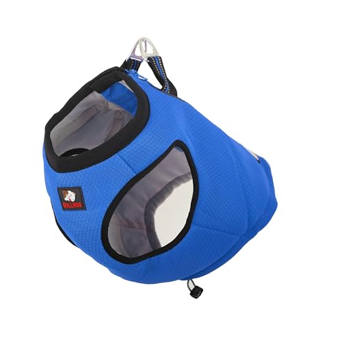 BullHug All-Weather Dog Vest – 2-in-1 Cooling & Warming Jacket for Bulldogs, French Bulldogs & Pugs – Adjustable, No-Choke Fit, Lightweight, Breathable & Windproof for All Seasons (Sky Blue, Medium) - Image 4