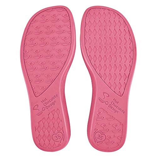 Image of Hot Chocolate Design - Women's Mary Jane Flat Dress Shoes with Adjustable Buckle-Strap
