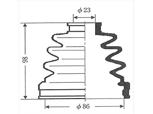 セイケン(Seiken) ドライブシャフトブーツキット SB134 600-00134