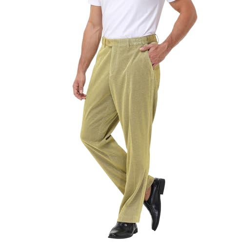 Mens Metallic Pants Night Club Rave Sequin Pants Shiny Slim Fit Trousers Disco Party Outfit3