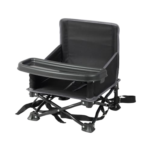 Bambisol 'Chaizounette' Asiento Elevador Portátil | Escalable a partir de 6 meses, Bolsa de Transporte, Silla Camping Infantil | Negro