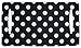 Golf Cart Essentials | Microfiber Golf Cart Seat Cover | Black & White Polka Dot Plaid | Lightweight Golf Blanket | Portable | Sports | Golf Accessories | Club Car | EZGO
