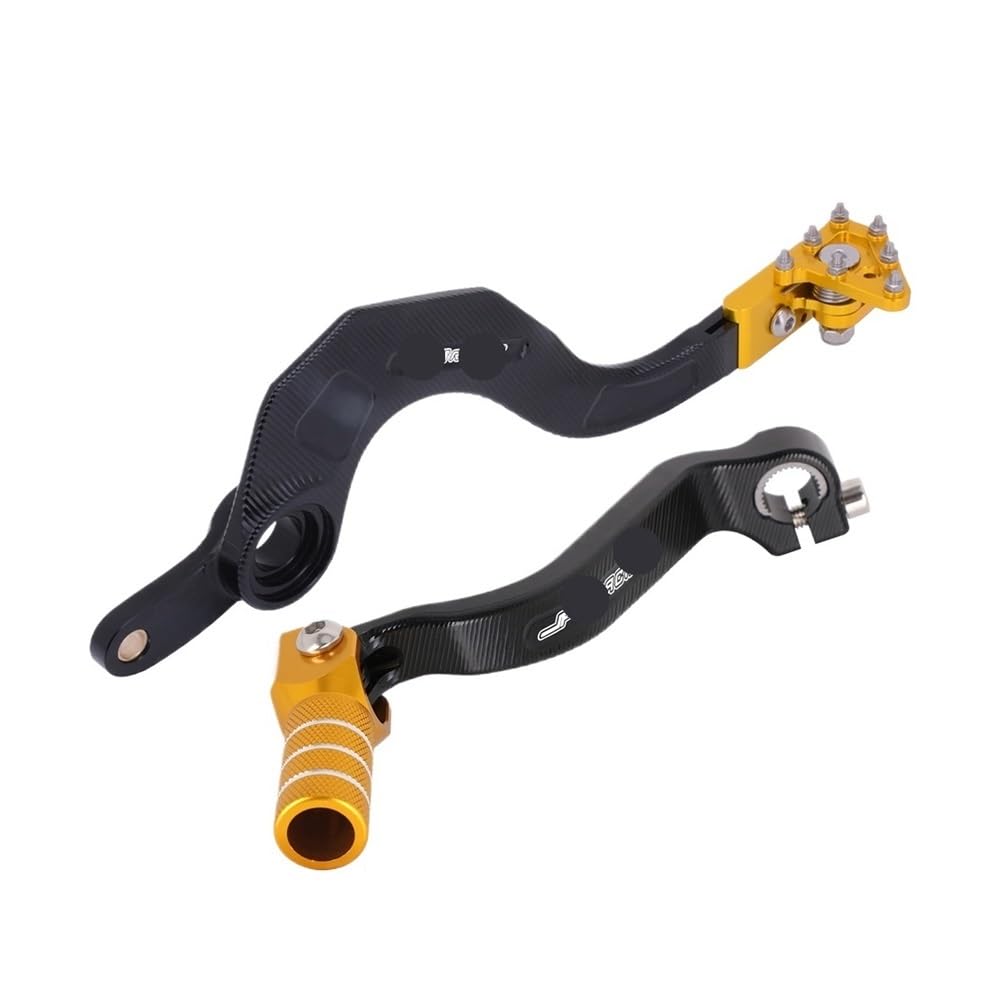 Uuipip Set Motorcycle Gear Shift Lever Motorcycle Shifter Shift Rear Foot Brake Pedal Lever For Rmz450 Rmz 450 Rmx450z Rmx 450Z 2008-2018 Foot-Operated