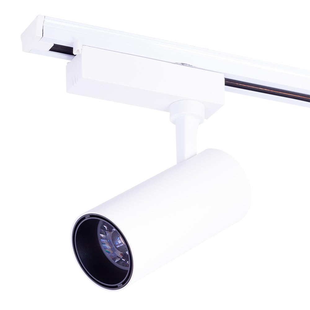 Foco de Carril LED 30W 3000Lm CRI85 4200ºK Lumiastra Monofásico 40.000H [LUM-ATB095030-W-W] | Greenice