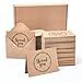 Best Paper Greetings 120-Pack Mini Kraft Thank You Note Cards Bulk Box Set for All Occasion, Wedding, Baby and Bridal Shower, Envelopes Included, 3.5 x 5 Inches