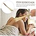 BEBEMOKO Back Itch Scratcher: Wooden Horn Back Scratcher Hand Massager Wood Scratching Stick for Scratching Itches for Family and Friends