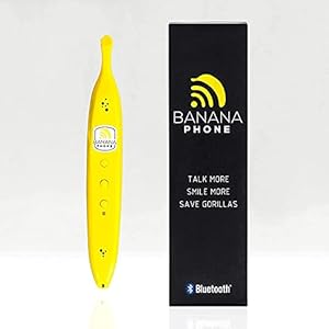Banana Phone Bluetooth Handset for iPhone and Android Mobile Devices (Single Banana)