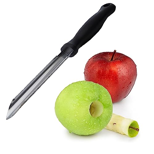 Better Houseware Stainless Steel Apple Corer Jalapeno Zucchini Cucumber Stainless Steel Corer - Effortless Seed Removal and Precise Slicing - Kitchen Essential for Flavorful Creations.