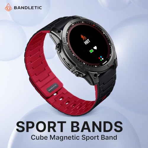 Image of Bandletic 22mm Quick Fit Band Compatible with Garmin Fenix 9 8 47mm Watch