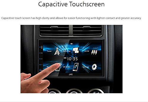 Jvc Kw-M150Bt Bluetooth Car Stereo Receiver With Usb Port – 6.75" Touchscreen Display - Am/Fm Radio - Mp3 Player Double Din – 13-Band Eq (Black) #TOP3