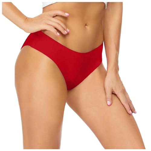 Genérico Bañador Menstrual Mujer - Bikini Mujer Braga Alta Braguitas Clásico Bikini Pantalon Reductores Traje de Baño, Triangulo Braguita