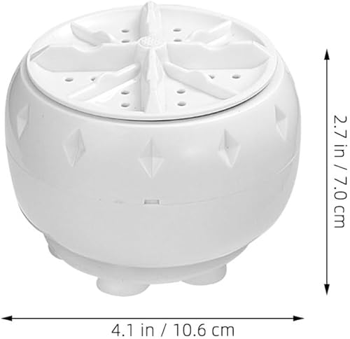Miniatura 2 de Mini lavadora portátil de 2 piezas con alimentación USB Turbo lavadora automática para calcetines y ropa interior, agitador compacto para el hogar,
