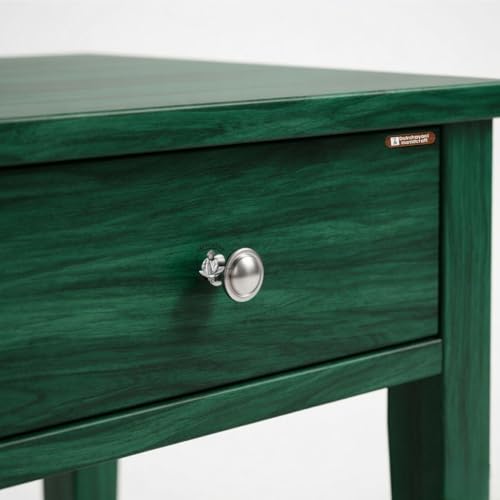 Image of Sheesham Wood Allure Bedside Table for Bedroom & Living Room | Solid Wood Nightstand with Storage Drawer and Open Shelf | Modern End Table