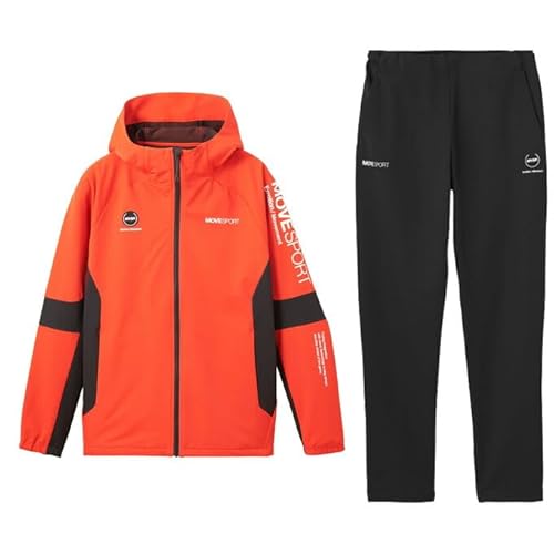 [DES] ソフトシェル フーディー パンツ 上下セット 【ユニセックス】 （ST4FJK23M/ST4FPZ23M） レッド×ブラック(RDBK/BK00) L