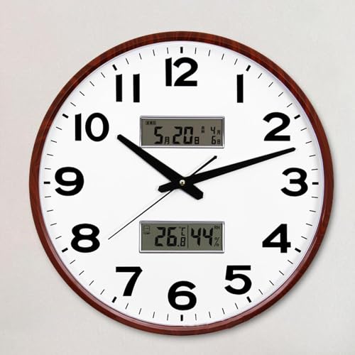 Horloge de chambre digitale et silencieuse avec écran LCD