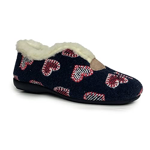 Price comparison product image Lotus Womens Bernie Slippers ULH065 6 UK Navy