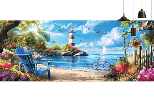 Broderie diamant kit complet 5D avec strass cristal brillant de phare - 2