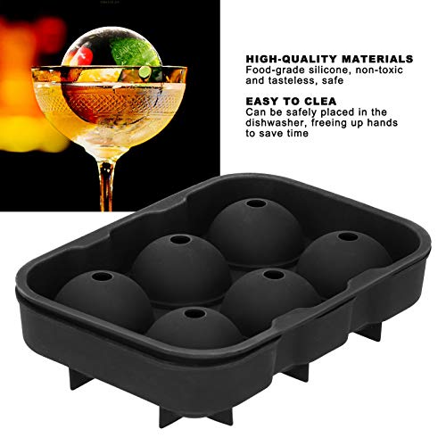 Molde de silicona para 6 bolas de hielo para cócteles miniatura 4