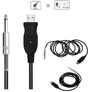 3 Mètres Câble Guitare-USB Cable, Adaptateur Jack USB Cable, Real Tone Cable, Guitare Basse vers PC Interface de… - Les Beatles, Paul McCartney, John Lennon, RIngo Starr, George Harrison 3 Mètres Câble Guitare-USB Cable, Adaptateur Jack USB Cable, Real Tone Cable, Guitare Basse vers PC Interface de… – Image 2