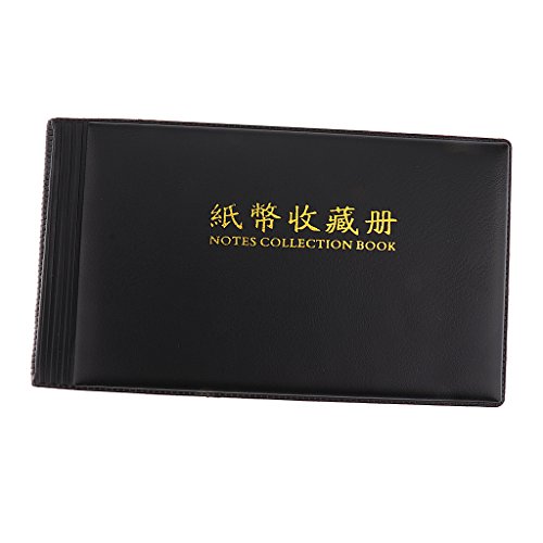 Coleção de notas de dinheiro MagiDeal - Álbum de papel colecionável para dinheiro - Suportes para di