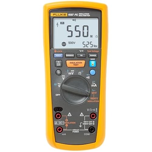 Fluke - FLUKE-1587 FC FLUKE 1587 FC 2-in-1 Insulation Multimeter