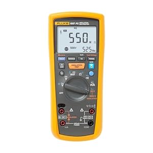 Appareil de mesure de lisolation Fluke 1587 FC 50 V, 100 V, 250 V, 500 V, 1000 V 2 G?