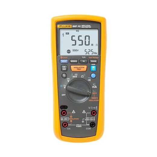 Fluke - Fluke-1587 FC Fluke 1587 FC 2-In-1 Insulation Multimeter