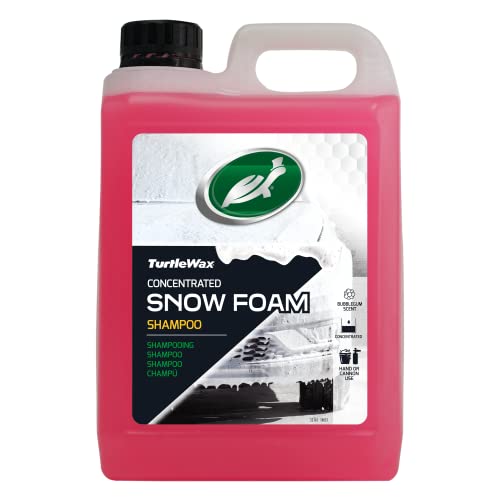 Shampoo per auto Turtle Wax Hybrid Snow Foam – pulizia e detailing dell'auto ecocompatibili con pH bilanciato – rimuove la pellicola del traffico, lo sporco, la fuliggine e il sale stradale