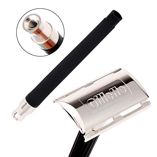 Kit Aparelho Barbeador Retro Vintage C/ 1 Lâmina Blue Blades