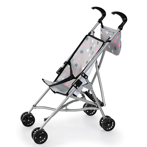 Poussette canne pour poupée Bayer Design avec sac, le cadeau parfait