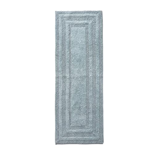 Eddie Bauer - Bathroom Rug, 100% Soft Plush Tufted Cotton Runner Rug, Highly Absorbent, Quick-Dry, and Skid-Resistant Backing (Logan Green, 22" x 60") by Eddie Bauer - Used condition - US$19.46