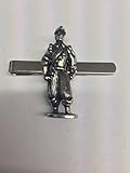 Handgefertigt in Sheffield Bürgerkrieg Abbildung 4 we-cp14 English Pewter Emblem auf eine Krawatte Clip (Slide)