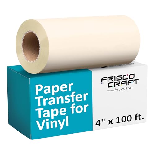 Frisco Craft Roll of Paper Transfer Tape for Vinyl (4 x 100ft)